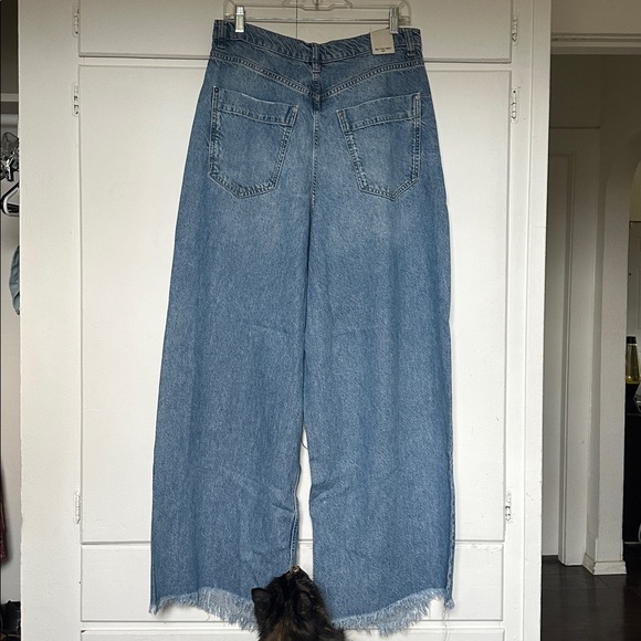 Free People We The Free Wide Leg Jeans - Picture 4 of 7